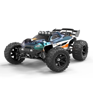 รถบังคับวิทยุความเร็วสูง 2.4G HS14421/14422 ขนาด 1/14 แบบไร้แปรงถ่าน ขับเคลื่อน 4 ล้อ ความเร็ว 40 กม./ชม. ตัวถังโลหะ สีดำ-เขียว ของเล่น/ของขวัญ ขายดี - Product Image 3