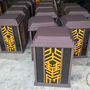 Lámpara de pared para exteriores, Led cuadrado de vidrio templado, 110-240V, resistente al agua, para jardín, patio, Villa, iluminación de valla - Product Image 1