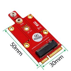 <span class=keywords><strong>Adaptateur</strong></span> convertisseur M.2 Key B vers Mini PCI-E avec double emplacement <span class=keywords><strong>pour</strong></span> <span class=keywords><strong>carte</strong></span> <span class=keywords><strong>SIM</strong></span> NANO <span class=keywords><strong>pour</strong></span> ordinateur portable de bureau Convertir le module NGFF sans fil 5G <span class=keywords><strong>4G</strong></span> 3G - Product Image 2
