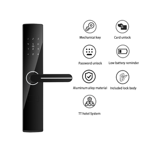 YOLOCK Tuya App Control ควบคุมการปลดล็อคด้วย Wifi ระบบไบโอเมตริกซ์ สมาร์ทล็อคประตูโรงแรม สำหรับประตูไม้ HT05-D สมาร์ทการ์ดล็อค HT05-D - Product Image 5