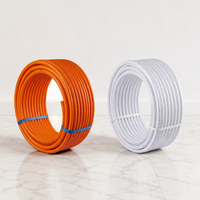 Tuyau PEX blanc de 16 mm et 20 mm, installation facile, homologué CE, pour alimentation en eau potable, qualité alimentaire, PN16, résistant à la corrosion, vente en gros