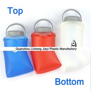 Muestra Gratuita, Botella de Agua Plegable OEM/ODM de 1L y 1.5L, Fabricada en TPU, EVA, PEVA, para Deportes, Correr, Botella Deportiva Flexible - Product Image 5