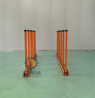 SANDE Étagère de stockage verticale en acier durable pour dalles de pierre, équipement de stockage de dalles pour usine de pierre