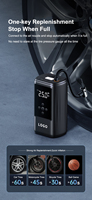 Starter Jumper Mobil 800A Arus Puncak 8000mAh untuk Truk & Motor dengan Baterai Lithium Polimer, Pompa Ban & Pompa Udara