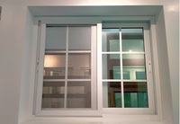 Fenêtre coulissante horizontale en PVC pour clients, système de fenêtre et de porte en PVC, insonorisée et isolée thermiquement, fenêtre en PVC