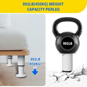 Free samples Adjustable Telescopic Leg Metal Furniture Legs for Dining Table Kitchen Cabinet <b>Bed</b> Feet Waterproof for <b>Chair</b> <b>Sofa</b> - Product Image 5