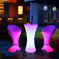 Offre Spéciale mode PE matériel télécommande Rechargeable rvb veilleuse Led Bar chaise Table pour la décoration