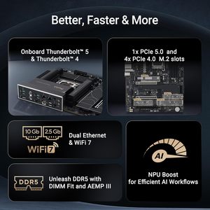 Tarjeta Madre ATX ProArt Z890 Creator WiFi, LGA 1851, Intel Z890, DDR5, SATA, Lista para PC con Windows 11, Venta al Por Mayor - Product Image 4