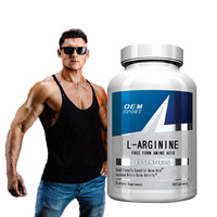 Complément d'L-Arginine 3000mg, booster d'oxyde nitrique pour hommes et femmes, soutient l'énergie, la circulation, la croissance musculaire, comprimés d'L-Arginine