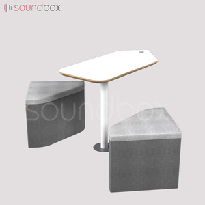 Cabina telefónica Oficina reunión sala de trabajo dos asientos Oficina <span class=keywords><strong>Privet</strong></span> reducción de ruido cabina a prueba de sonido - Product Image 6