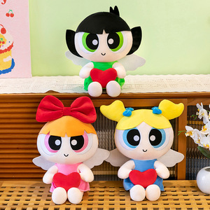 Peluche Super Morbido delle Powerpuff Girls, Imbottito in Cotone PP, Giocattolo in Peluche dei Mini Eroi dei Cartoni Animati, Regalo all'Ingrosso - Product Image 3