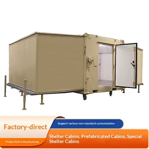 Conteneur d'atelier mobile en acier, entrepôt, laboratoire, préfabriqué spécial en plaque d'aluminium, commandement monté sur véhicule - Product Image 5