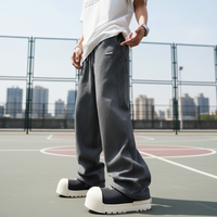 Pantalon de survêtement pour homme avec cordon de serrage, tendance, pour l'extérieur, avec empiècements, idéal pour le fitness, la course et le jogging, style streetwear