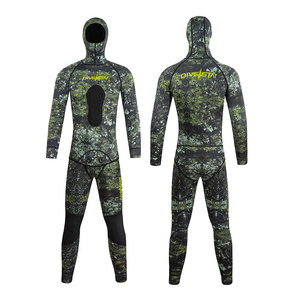 Mergulho com Capuz em Neoprene Respirável de 3mm com Logo Impresso em Serigrafia, Novo Camuflagem para Pesca Submarina - Product Image 1
