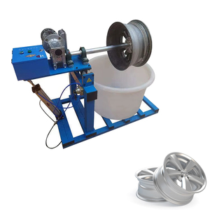 Équipement de polissage de jantes en promotion, équipement automatique de lustrage de surface pour le meulage et la restauration des jantes en alliage d'aluminium - Product Image 1