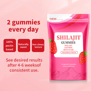 Gummies de Shilajit en Gros, Marque Privée OEM, 100% Résine Pure, Extrait de Stigma de Safran Shatavari, Sans OGM, Végétalien - Product Image 6