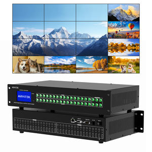 Matrice <span class=keywords><strong>HDMI</strong></span> 4K <span class=keywords><strong>16x16</strong></span> avec mur vidéo, sortie audio Web AUX, commutateur ARVITEK prenant en charge LAN/RS232/IR/APP, compatible avec un rack 2U - Product Image 1
