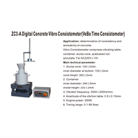Vibroconsistomètre numérique ZC3-A pour béton, testeur de temps de vibration pour l'essai de consistance et de praticabilité du béton