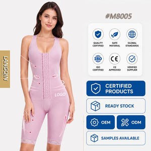 Body amincissant gainant ventre plat rose poudré avec soutien-gorge intégré, fermeture avant à crochets, maintien moyen, respirant, ODM, pour usage quotidien et sportif - Product Image 1