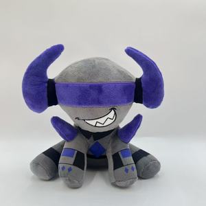 Peluche Banhammer, Toro Morado de Dos Cuernos, Juguete Unisex para Niños de 8 a 13 Años, Regalo - Product Image 1