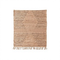Indischer Hersteller Fabrik hand gefertigte hand gewebte 100% natürliche wasch bare Design Jacquard Hanf Sisal Jute Teppich Teppich Boden Tür matte