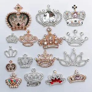 New Arrival Designer Charms For Decorations Metal Bling crown Diy Hot Sale High Class Diamond Designer Shoe Charm