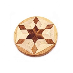 Puzzle Tangram en Bois en Forme de Lettre T Anglaise Personnalisée pour Enfants - Product Image 4