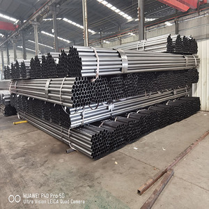 ซัพพลายเออร์โรงงานเสนอท่อเหล็กคาร์บอนเกรด ASTM A53 A106 5L แบบไร้รอยต่อและแบบเชื่อม ERW ท่อเหล็กกลมสีดำแบบเชื่อม - Product Image 6