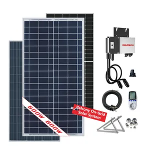 다기능 태양 전지 패널 시스템 발코니 용 미니 태양 전지 패널 시스템