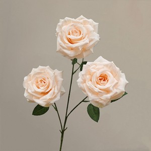 Decoración de Fondo para Boda con 3 Rosas Artificiales de Diamante, para Ceremonia y Recepción, 66 cm, Decoración en Oferta, Rosas de Seda - Product Image 5