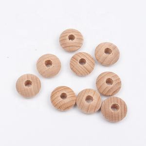 Cuentas <span class=keywords><strong>de</strong></span> madera redondas <span class=keywords><strong>de</strong></span> 15x8mm, accesorios <span class=keywords><strong>de</strong></span> joyería respetuosos con el medio ambiente - Product Image 3