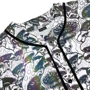 Maillots de baseball unisexes de haute qualité, chemises à boutons, uniformes de sport, hauts, streetwear hip-hop, grande taille, anti-UV - Product Image 3