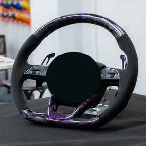 <span class=keywords><strong>Volante</strong></span> de Carreras de Fibra de Carbono Forjado para Juegos de Carreras, Bloqueo de <span class=keywords><strong>Volante</strong></span> para Audi Q5 - Product Image 4