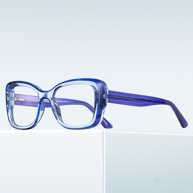 Twooo 2147 New Fashion Custom TR90 Eye Protection Blue Light Blocking Glasses
