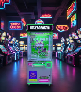Lucky Dragon Claw Machine Acrylic Mini Game Arcade Toy Grabber For Kids Entertainment - Product Image 2