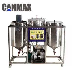Low Power Consumption Used Motor Machine Plant Refined Linseed Palm Oil Refining Equipment
