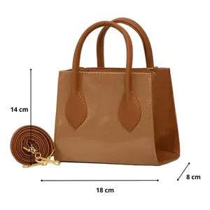 Bolso Bandolera Fana Layla Camel, Cuero Genuino, Estilo Vintage, Impermeable, para Negocios, Invierno y Verano - Product Image 4