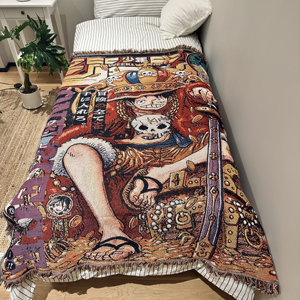 Tapisserie Anime Personnalisée Berserk en Polyester Coton Tissé Jacquard – Couverture de Canapé, Plaid Décoratif pour Salon et Lit - Product Image 1