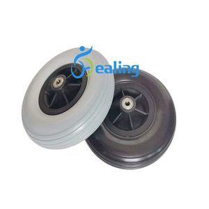 Rueda Sólida de PU de 8 Pulgadas para Silla de Ruedas, Ligera, de Uso Médico - Product Image 2
