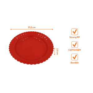 Assiette de service empilable et réutilisable en PP, légère et durable, motif tournesol, design moderne, sans BPA, pour riz et nouilles - Product Image 3