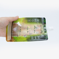 Pochette debout réutilisable biodégradable café thé boisson emballage grande cornue Doypack papier bec biodégradable BOPP bière bien