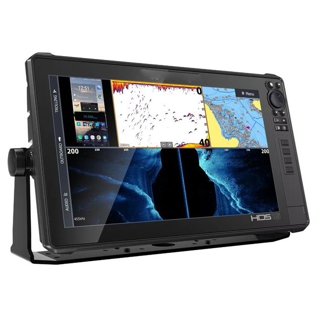 Lowrance HDS-16 Active Imaging Fish Finder with Transom Mount Transducer Chart Consumer Electronics