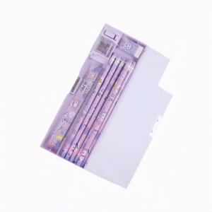 Ensemble de règles mignonnes personnalisées XPM, papeterie, trousse à crayons multifonctionnelle de grande capacité, boîte à crayons, ensemble de papeterie, cadeau pour enfants - Product Image 3