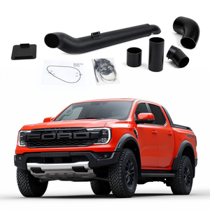 Snorkel tout-terrain 4x4 en acier inoxydable pour <span class=keywords><strong>Ford</strong></span> <span class=keywords><strong>Ranger</strong></span> <span class=keywords><strong>Raptor</strong></span> <span class=keywords><strong>2023</strong></span>, 5 pouces, revêtement poudré <span class=keywords><strong>noir</strong></span>, prise d'air pour voiture - Product Image 3