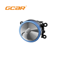 GCAR Nouveau phare antibrouillard Bi-LED de 3 pouces, blanc unique 6000K, étanche, garantie 2 ans pour la modification des voitures et des motos