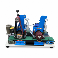 Machine de polissage et de débavurage MECOR pour pièces métalliques plates de bureau, élimination de la rouille et finition des métaux, moteur haute performance