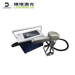 Portable Handheld 50w Laser Marking Machine 20W Metal Sheet Plate Mini Fiber Laser Marker Metal Laser Engraver