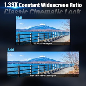 Lente de Cine Anamórfica Astra 1.33X Full Frame Compatible con Cámaras con Montura L, Serie Lumix <span class=keywords><strong>Leica</strong></span> <span class=keywords><strong>SL</strong></span>, Kit de Lentes de 50+75+100mm - Product Image 2