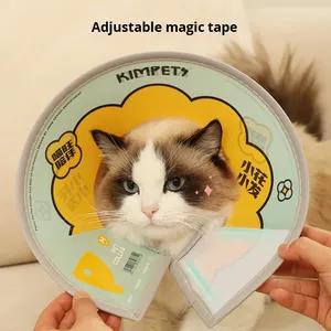 ปลอกหุ้มป้องกันสัตว์เลี้ยงแบบการ์ตูน PVC สำหรับแมวและสุนัข ใช้สำหรับอาบน้ำ ป้องกันรอยขีดข่วน ป้องกันการกัด ไม่ต้องตกแต่ง - Product Image 2