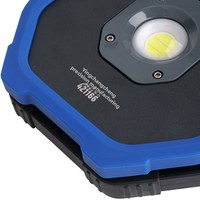 Lampe d'inspection à batterie au lithium, luminosité réglable, portable, pour travaux industriels, construction, réparation, OEM, bricolage, laser à ligne et points